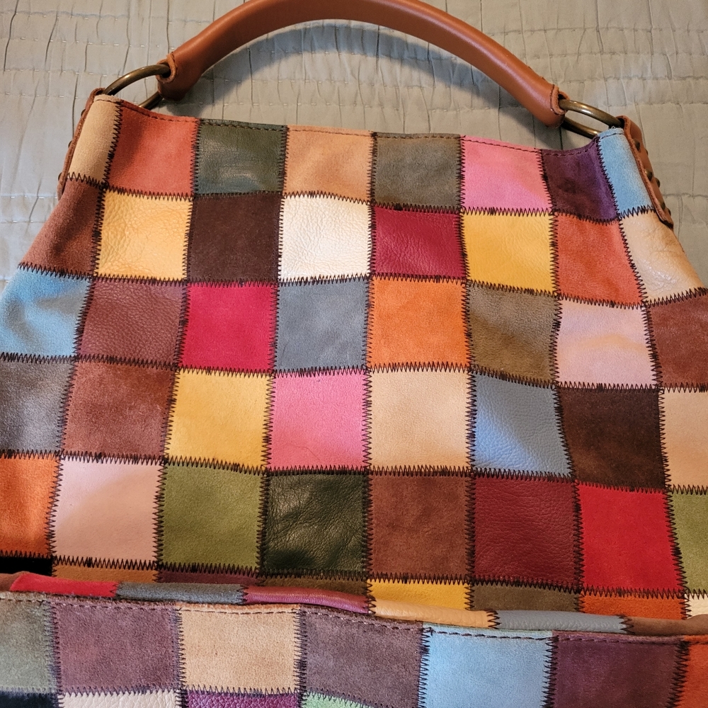 Lucky Brand Patchwork Shoulder Bag
